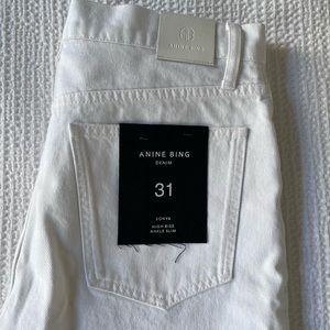 NWT - ANINE BING SONYA HIGH RISE SLIM - SIZE 32